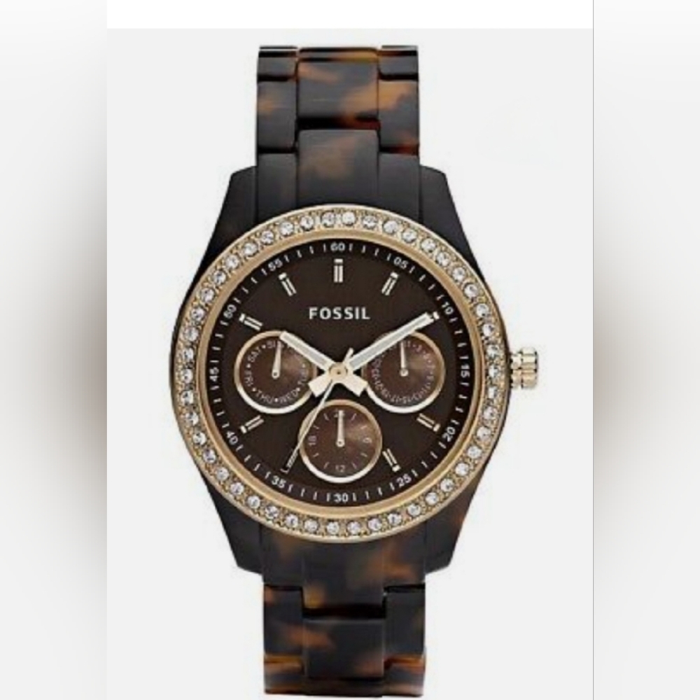 SOLD Fossil Tortoiseshell Watch
